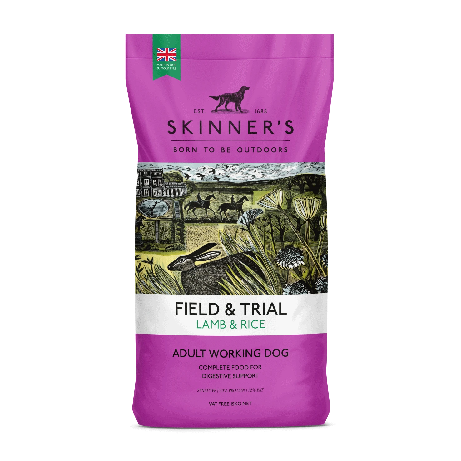 Skinners Field & Trial Lamb & Rice 15kg