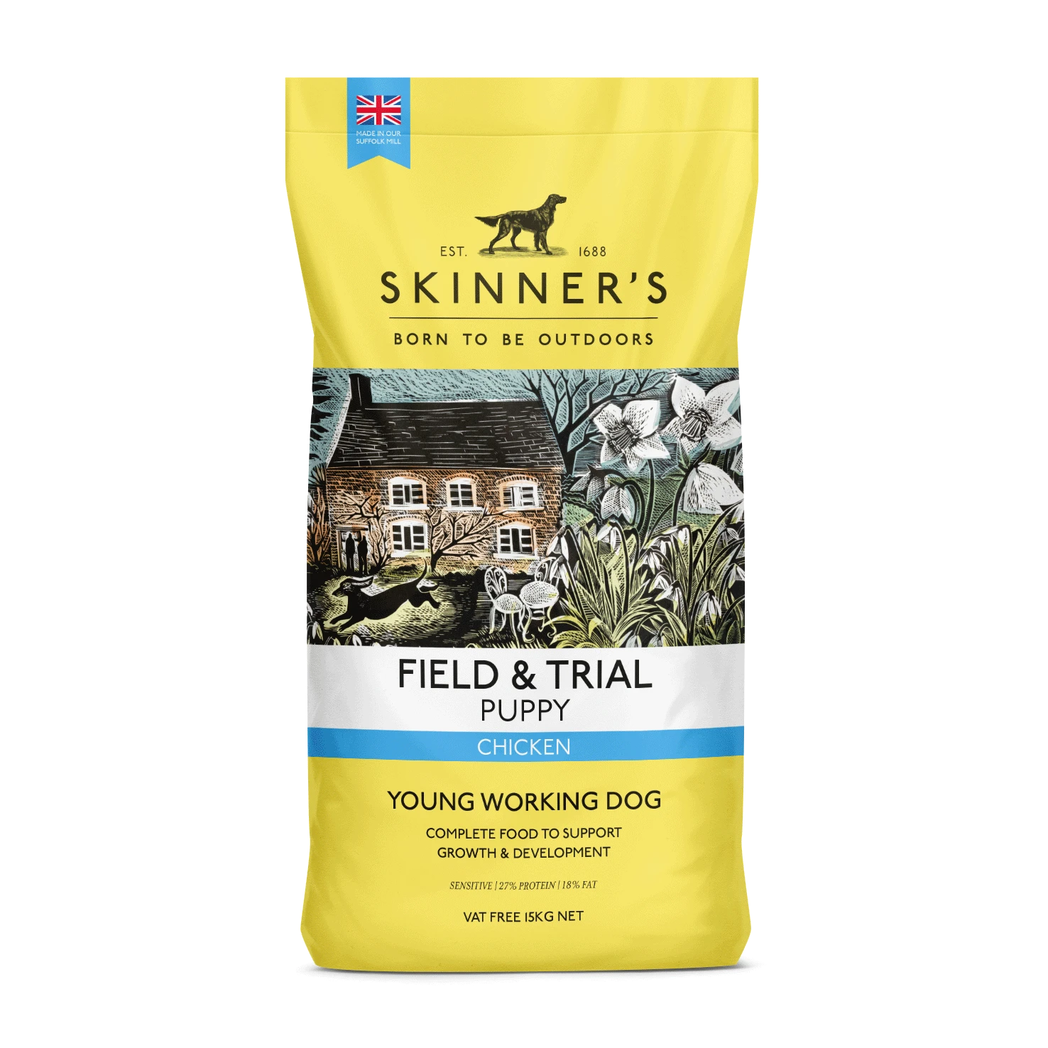 Skinners Field & Trial Puppy Chicken 15kg