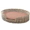 House Of Paws Kubu Oval Rattan Basket Dog Bed
