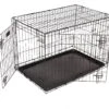 RAC - Metal Fold Flat Dog Crate With Plastic Tray