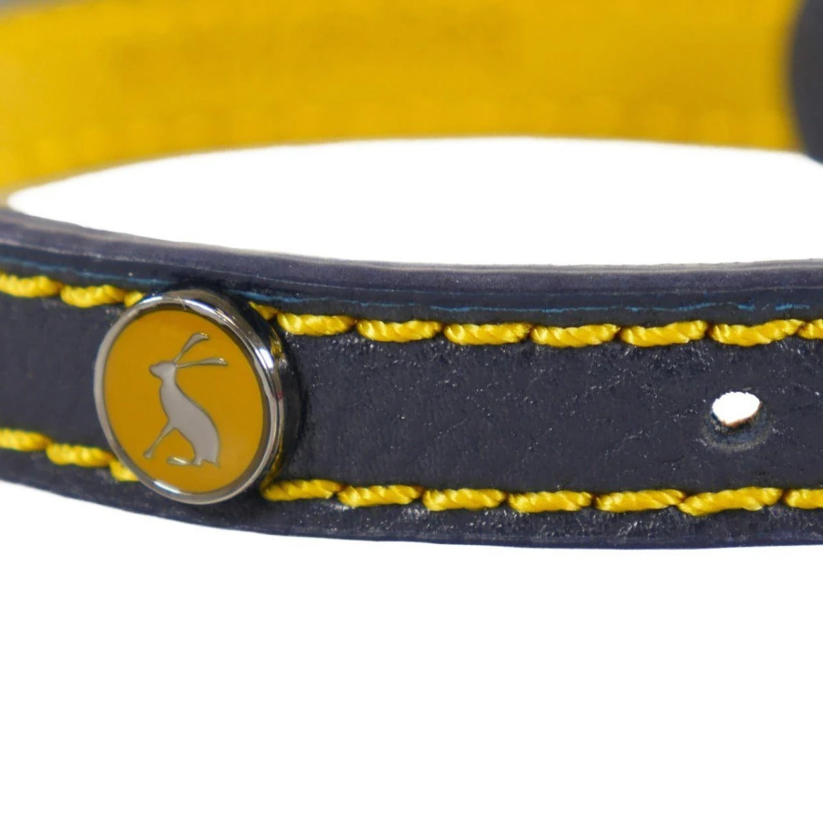 Joules - Navy Leather Collar - Image 2