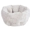 Scruffs - Velvet Donut Cat/Small Dog Bed - Silver