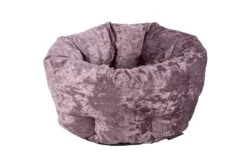 Scruffs - Velvet Donut Cat/Small Dog Bed - Purple