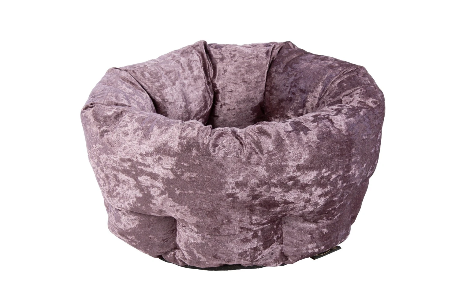Scruffs - Velvet Donut Cat/Small Dog Bed - Purple