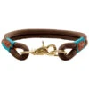 Hunter - Oss Rope Dog Collar - Brown