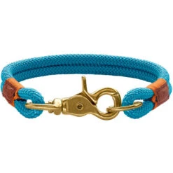 Hunter - Oss Rope Dog Collar - Blue