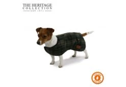 Ancol - Heritage Green Check Dog Coat