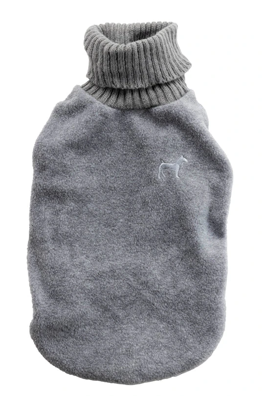 House Of Paws - Fleece And Knit Jumper Grey