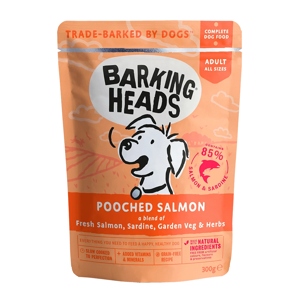 Barking Heads - Pooched Salmon Wet Dog Food - 10x300g