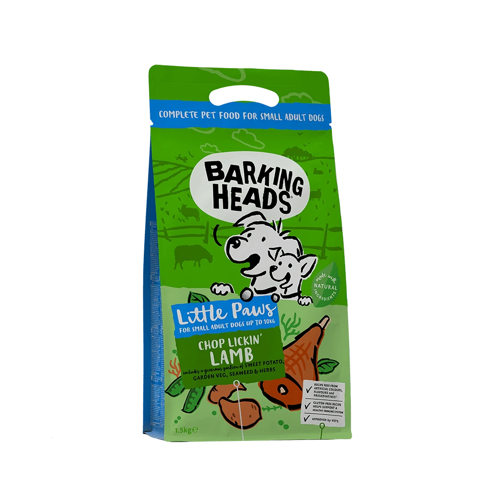 Barking Heads - Little Paws - Chop Lickin' Lamb Dry Dog Food (Small Breed)