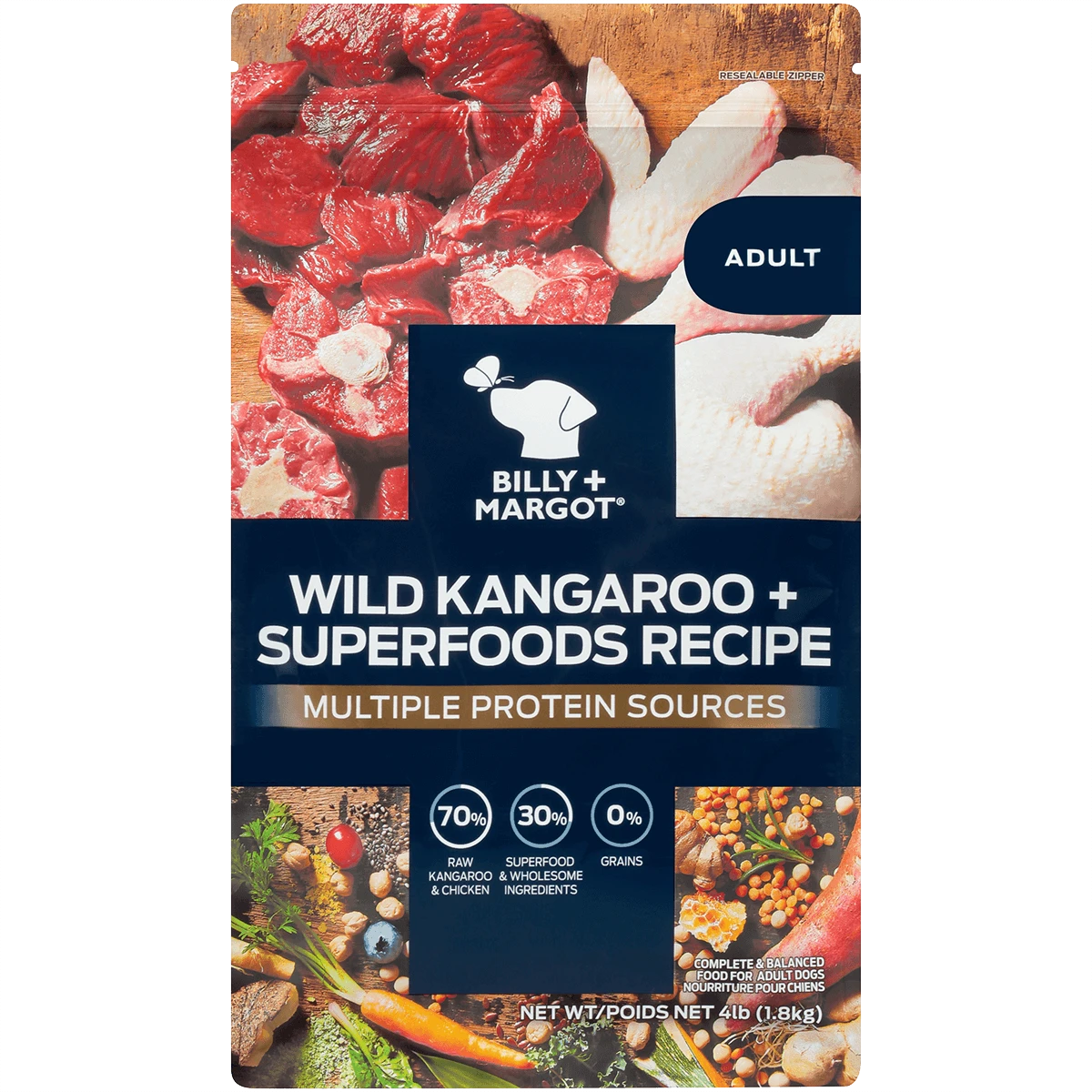 Billy & Margot - Wild Kangaroo & Superfood Dry Dog Food
