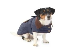 House Of Paws - Waterproof Navy Quilted Dog Jacket