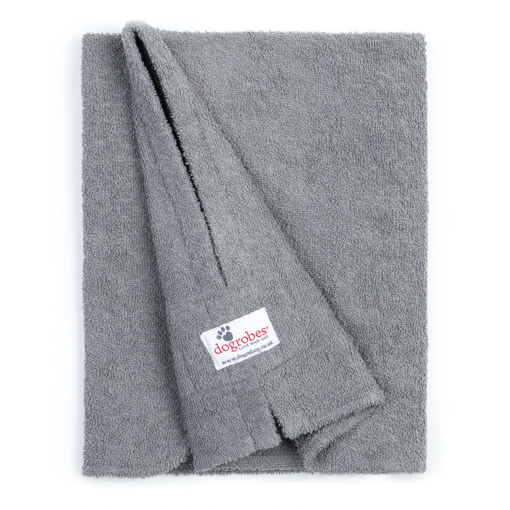 Dogrobes - Dog Robe Drying Coat - Grey - Image 2