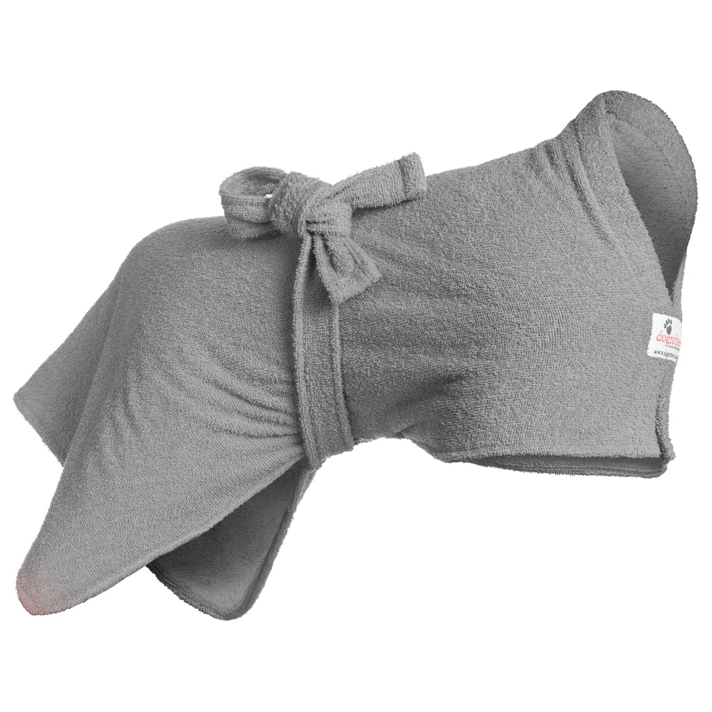 Dogrobes - Dog Robe Drying Coat - Grey