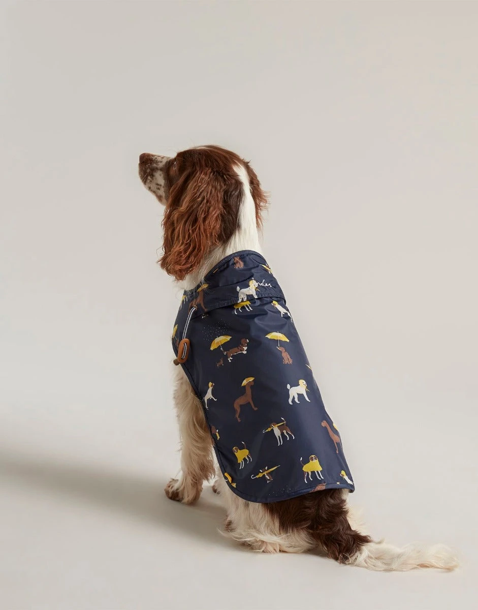 Joules - Dog Print Dog Raincoat