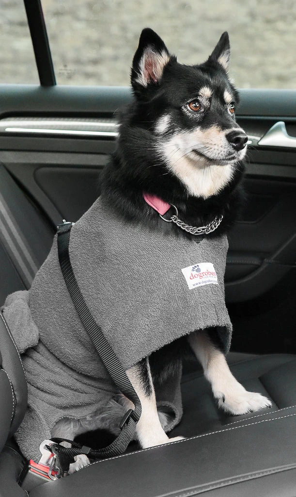 Dogrobes - Dog Robe Drying Coat - Grey - Image 5
