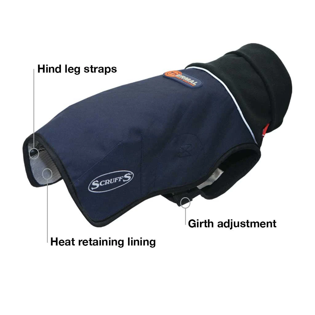 Scruffs - Thermal Self-Heating Dog Coat - Black - Image 7