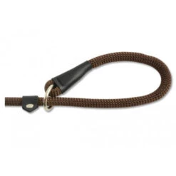 Heritage Deluxe Nylon Rope Slip Lead Brown 12mm X1.5m