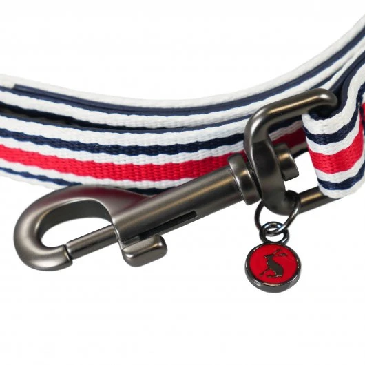 Joules - Coastal Dog Lead - Red Stripe - Image 2