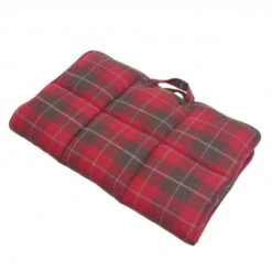 Joules - Dog Travel Mat - Red Heritage Tweed