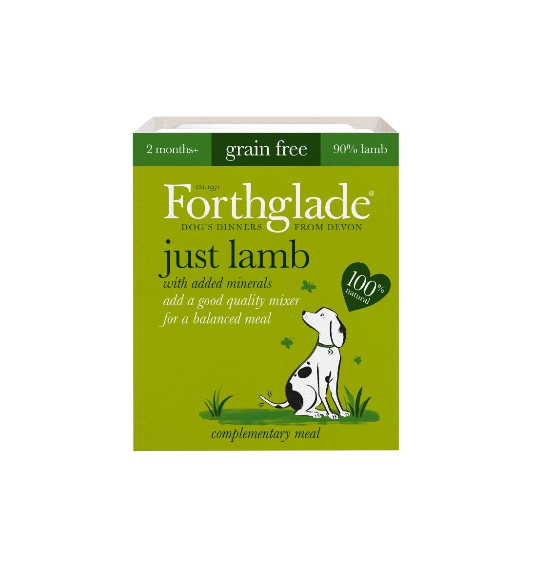 Forthglade - Grain Free Just Lamb - Wet Dog Food (18x395g)