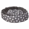 House Of Paws - Grey Star Donut Cat Bed
