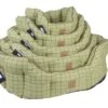 Green Tweed Oval Snuggle Bed-XXL