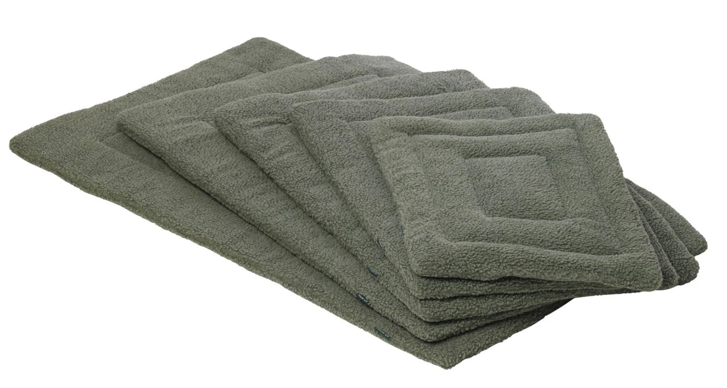 House Of Paws Berber Fleece Dog Mat/Cage Mat - Moss