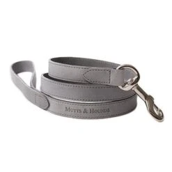 Mutts & Hounds Grey Leather Lead