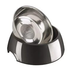 Hunter Melamine Dog Food Bowl – Black