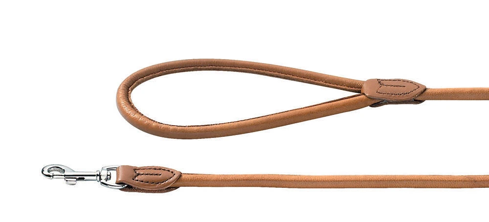 Hunter Leash Round & Soft Elk Petit – Brown