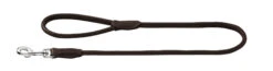 Hunter Leash Round & Soft Elk – Dark Brown