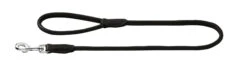 Hunter Leash Round & Soft Elk – Black