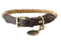 Hunter - List Rope Collar – Beige-60 48-56cm (12mm)