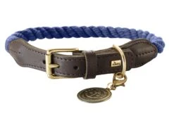 Hunter - List Rope Collar – Dark Blue-60 48-56cm (12mm)