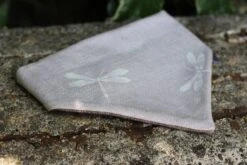 Lavender Damsel Bandana, Reversible, 100% Pure Wool