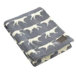 Tall Tails - Grey Icon Dog Blanket