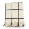 Mutts & Hounds Windowpane Check Wool Blanket
