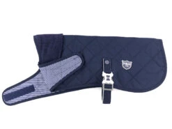 Hugo & Hudson - Navy Quilted Dog Jacket