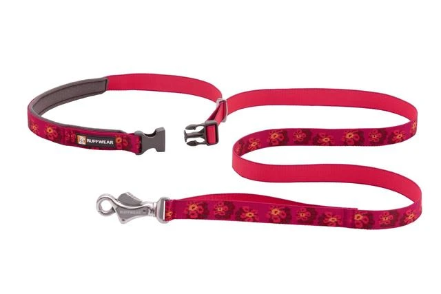 Ruffwear Flat Out Adjustable Dog Lead - Alpenglow Burst - Image 2