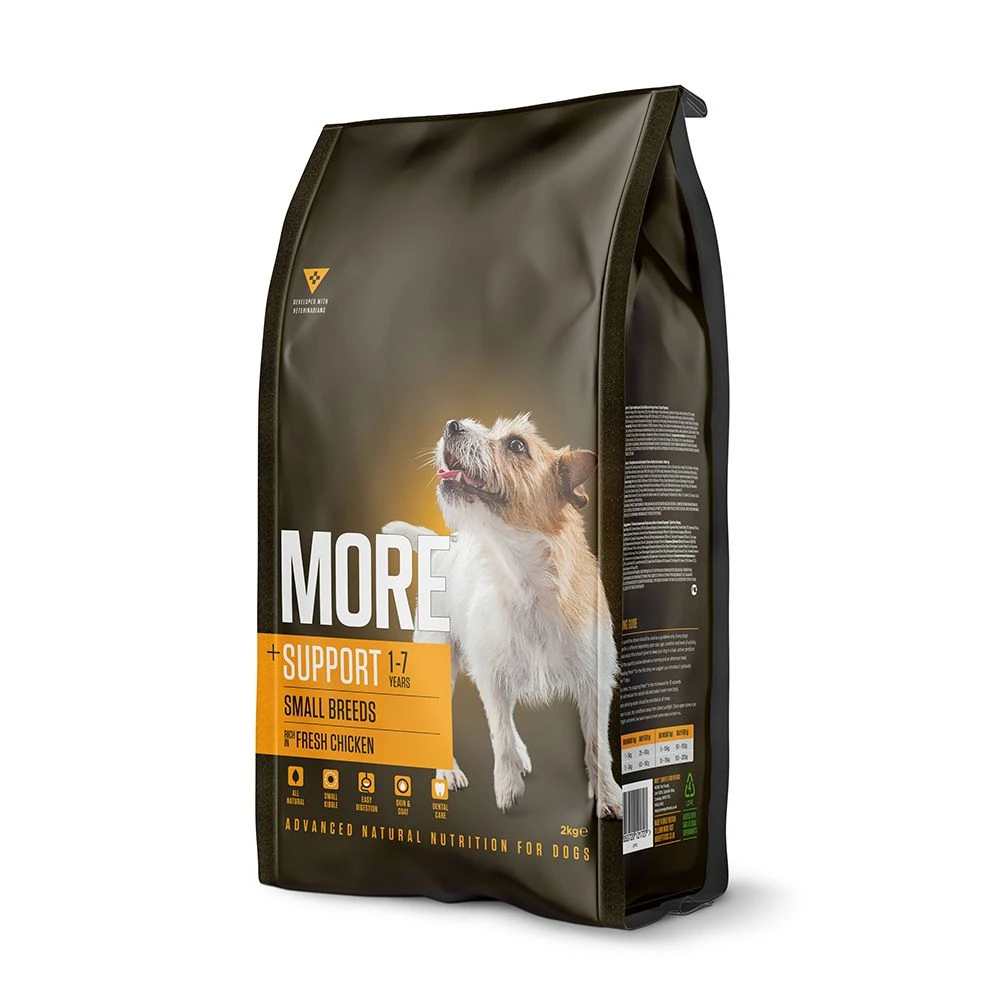 MORE Dog +Support Chicken Small Breeds - Dry Dog Food