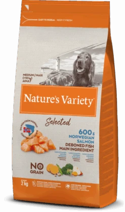 Nature's Variety - Selected Dry Norwegian Salmon - Adult Dog Food 2kg