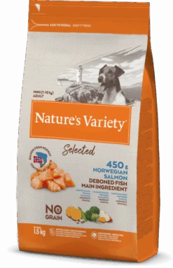 Nature's Variety - Selected Dry Norwegian Salmon - Small Breed Dogs - 1.5kg