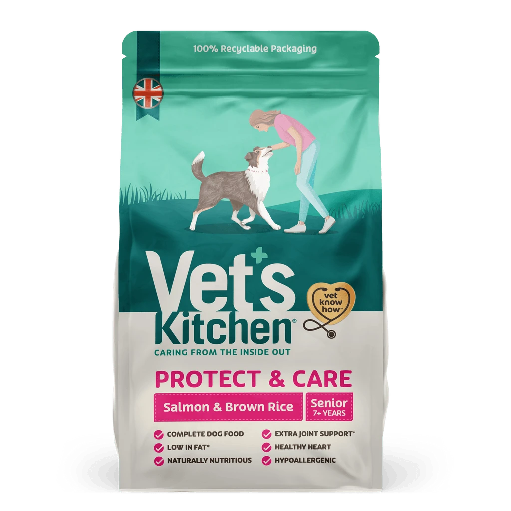 Vet's Kitchen Senior Dog Food Salmon & Brown Rice 7.5kg