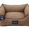 Hugo & Hudson Brown Tweed Dog Bed