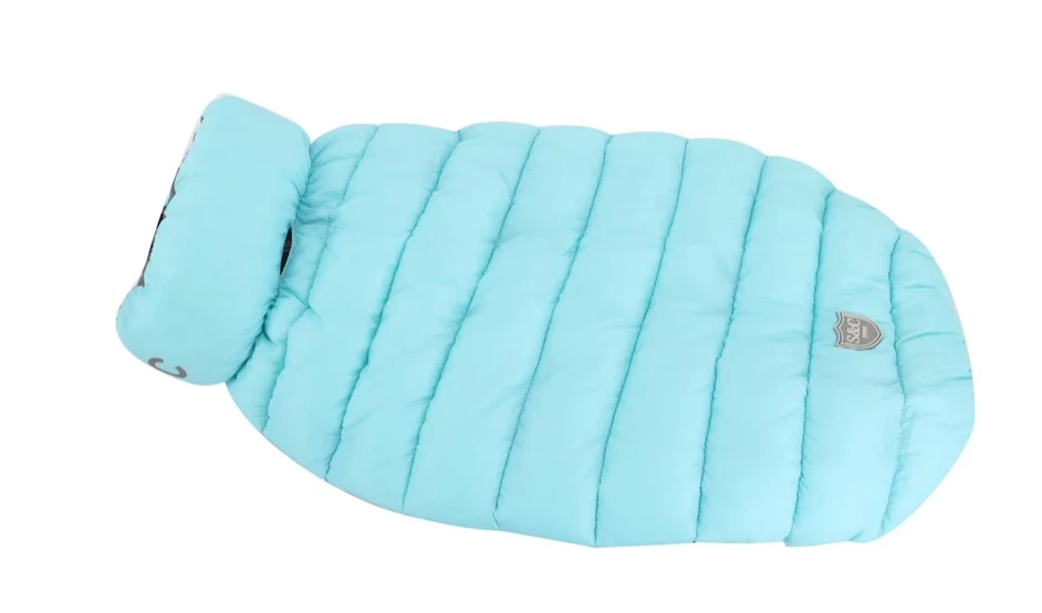 Hugo & Hudson Aqua & Grey Puffer Jacket - Image 3