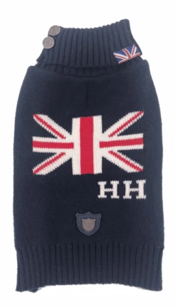 Hugo & Hudson Navy Union Jack Dog Jumper