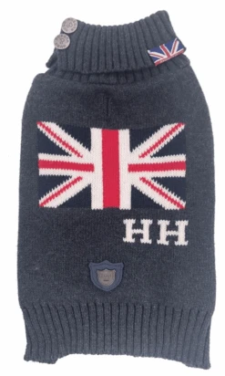 Hugo & Hudson UK Flag Jumper - Grey