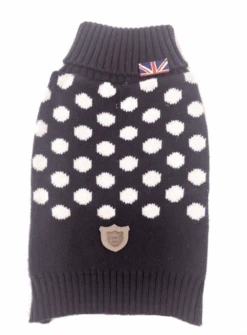 Sydney & Co Navy Spotted Dog Jumper