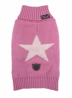 Sydney & Co Pink Star Dog Jumper